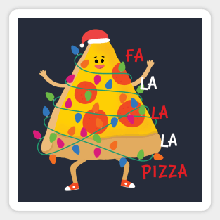 Christmas Pizza Sings Magnet